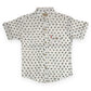 White Cotton Half Sleeve Shirt – Dots & Stars Pattern