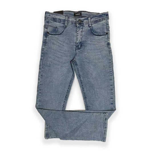 Yellowish Medium Blue Denim Jeans – Slim Fit